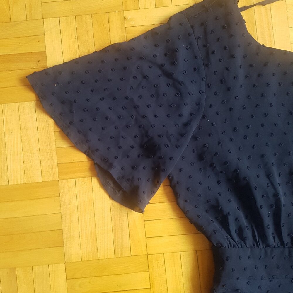 Forever21 Navy blue Dress 2010's New with Tags Size L - Picture 5 of 9